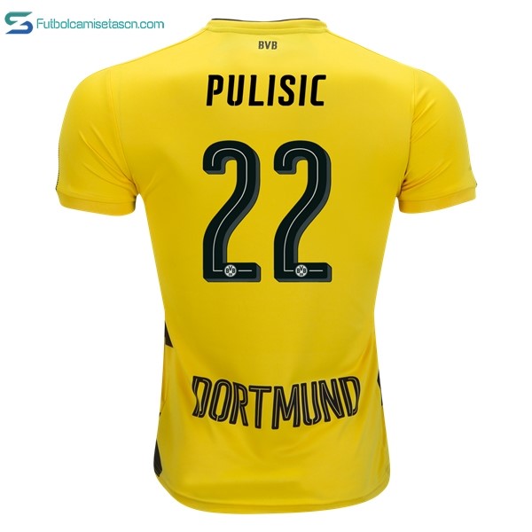 Camiseta Borussia Dortmund 1ª Pulisic 2017/18